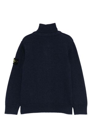 maglione in lana blu STONE ISLAND KIDS | K2S165100003S00M1V0020